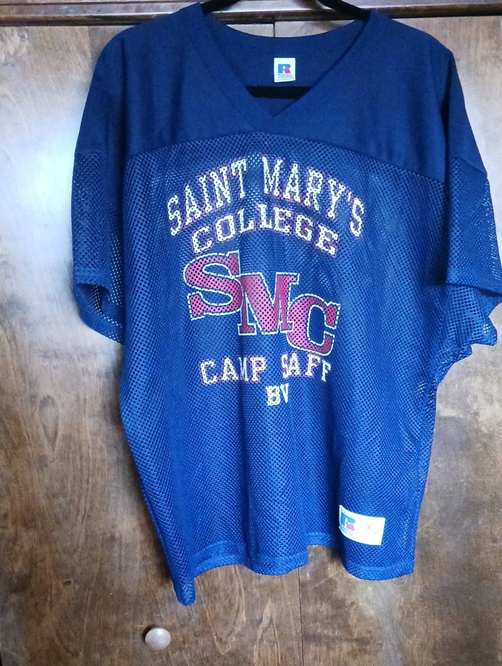 Russell Athletic Navy Saint Mary's College SMC Mesh Jersey
